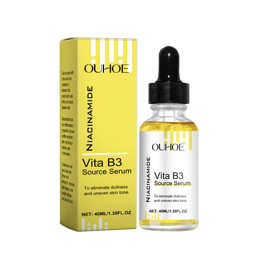 Vitamin B3 hydrating face serum moisturizes facial skin with moisture lock technology
