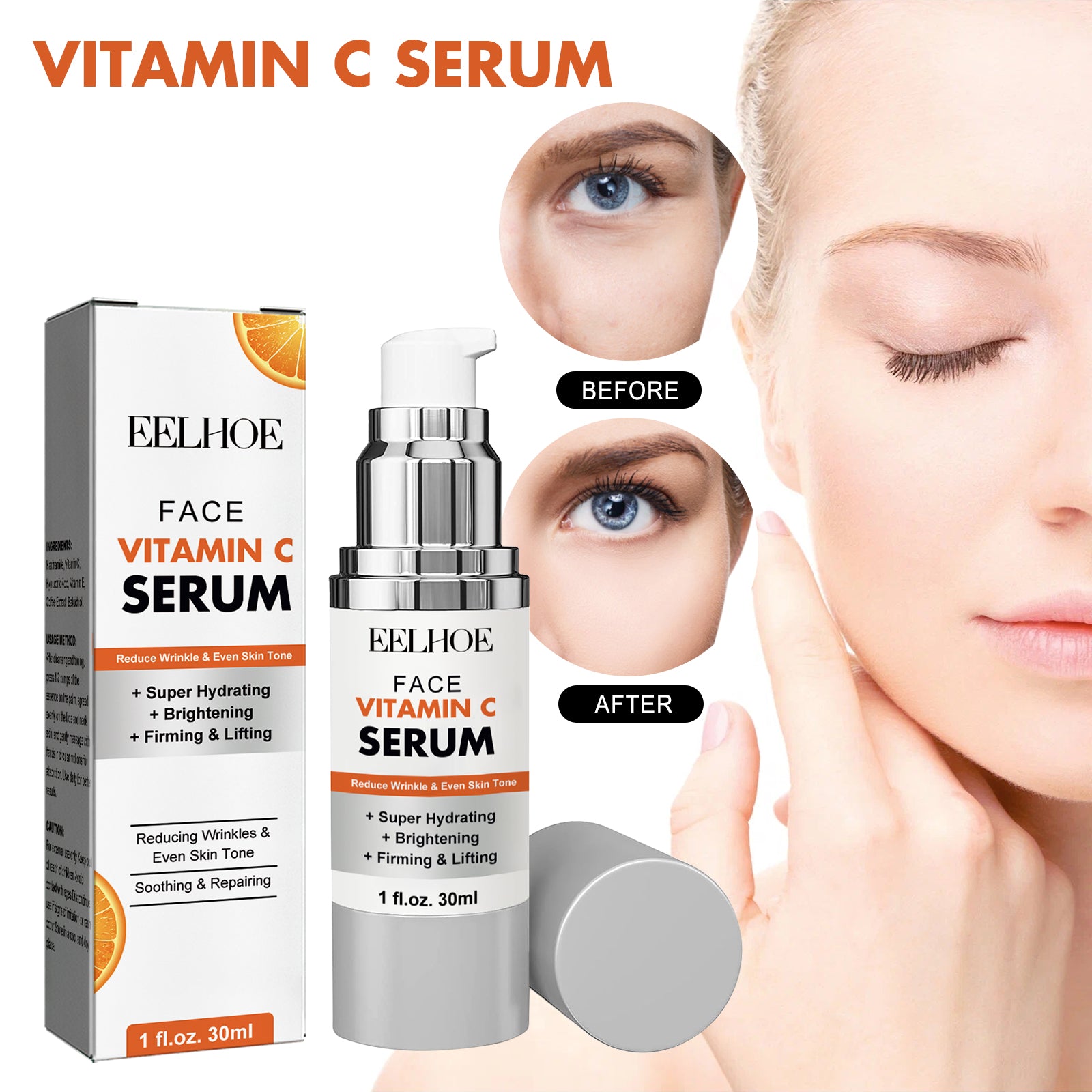 Vitamin C hydrating serum – brightening and anti-wrinkle facial care