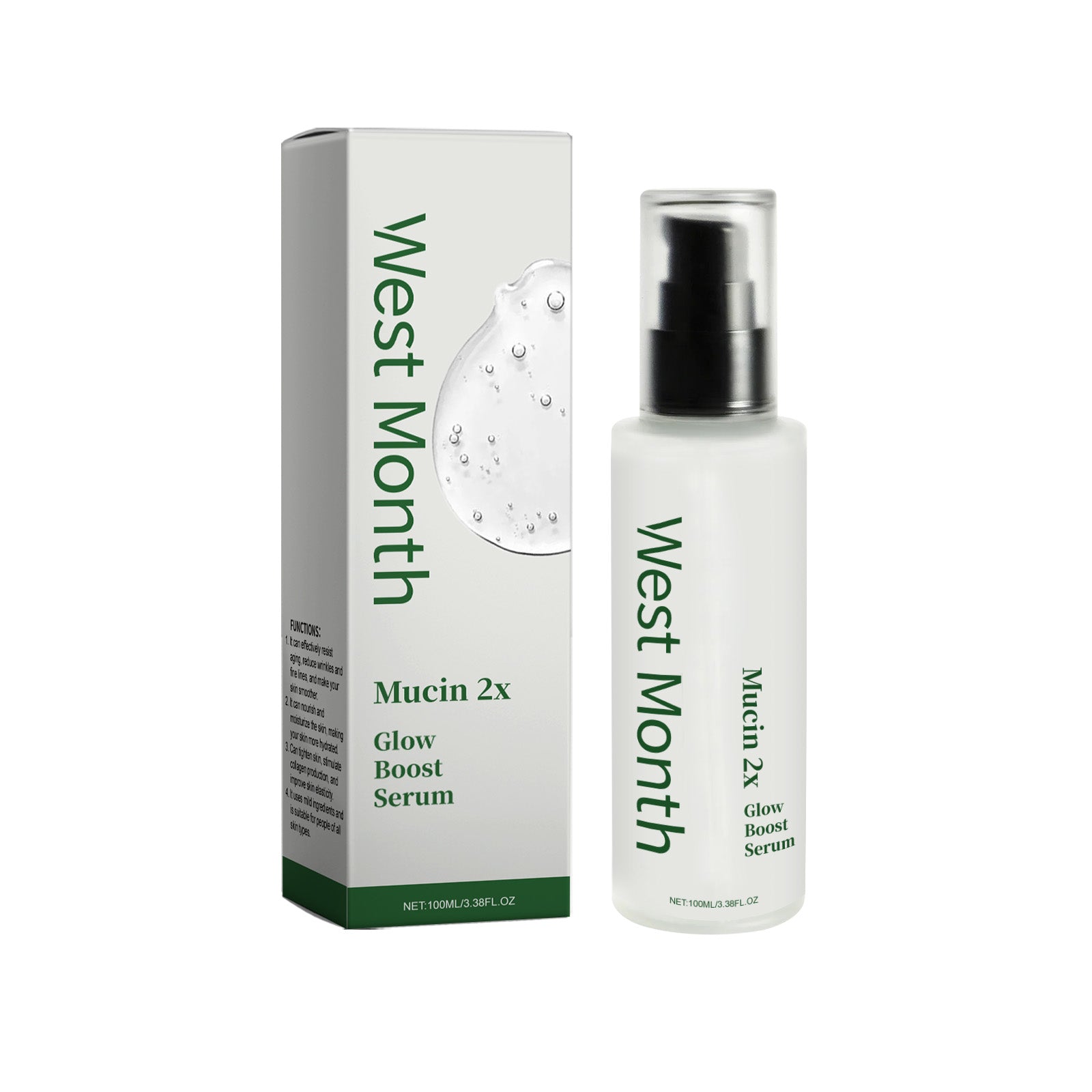 West&Month facial serum – moisturizing and firming skin care essence