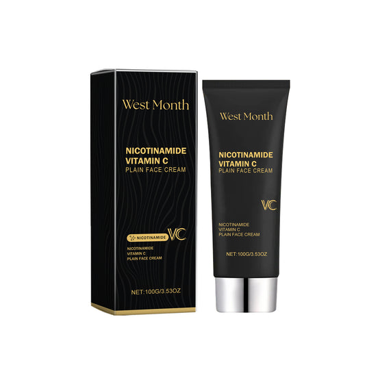 West&Month Plain Face Cream – brightening tone-up cream with natural concealer effect for smooth, radiant skin