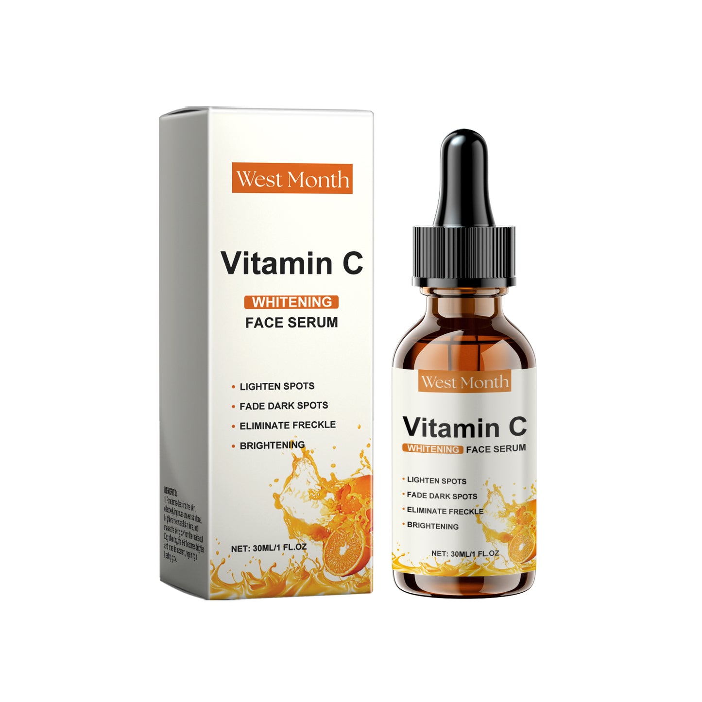 West&Month Vitamin C serum – nourishing skin essence for tender, radiant and youthful skin