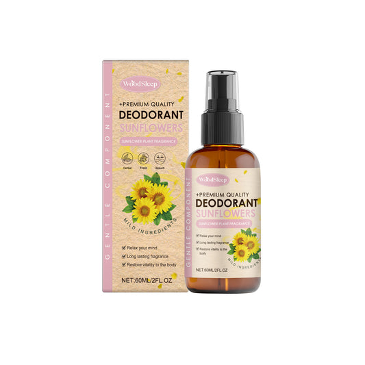 WoodSleep Sunflower Magnesium Oil Spray – natural supplement to relax body, improve sleep quality and boost vitality